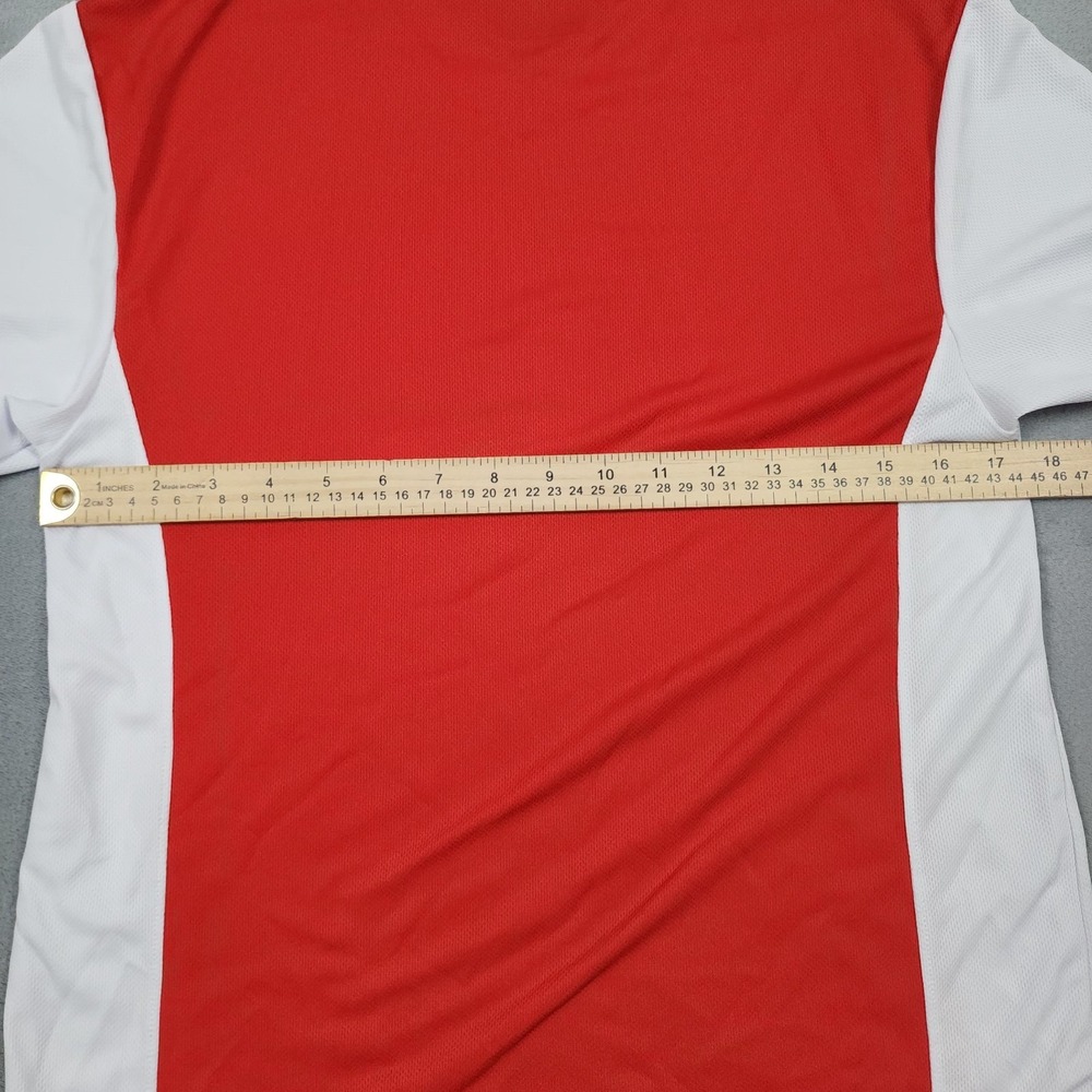 McDonalds Academy A4 Jersey Shirt Mens S Red V Neck Athletic Uniform - Picture 6 of 8